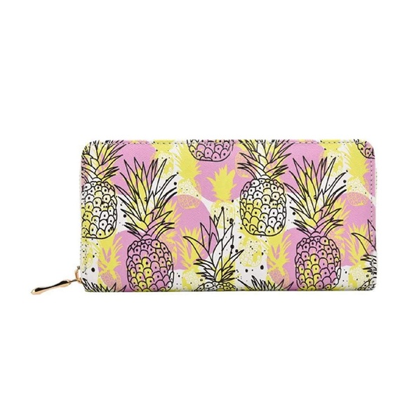 🆕 Pineapple Zip-Around Wallet - Picture 2 of 6